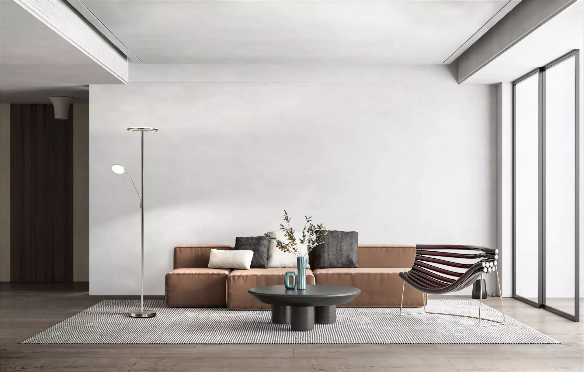 Stehleuchte SORENTO Fischer-Honsel Metall 30 x 182 x 30 cm