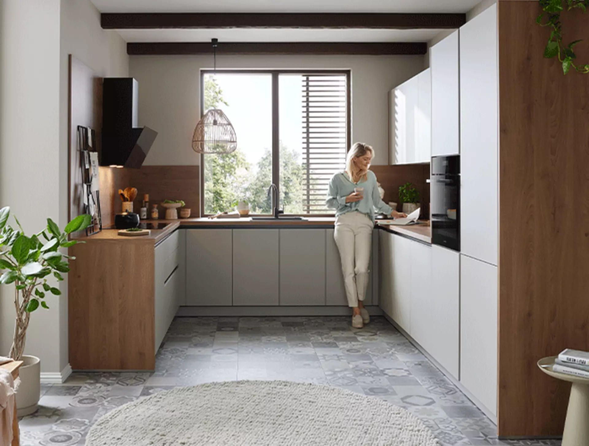 Die U-Form Küche - viel Platz gut organisiert