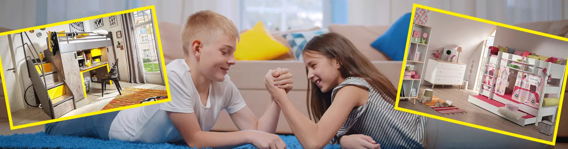 Desktop Banner für den Wohntipp Geschwisterzimmer einrichten