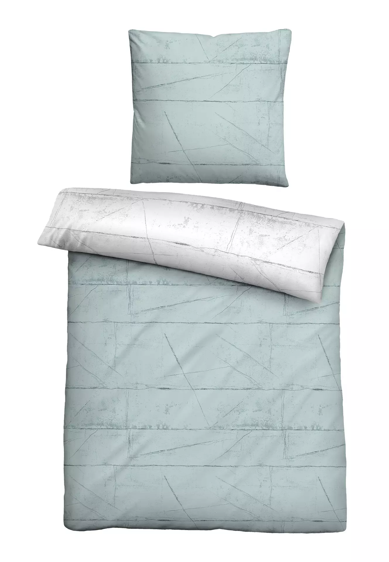 Satin-Bettwäsche Biberna Textil 135 x 200 cm