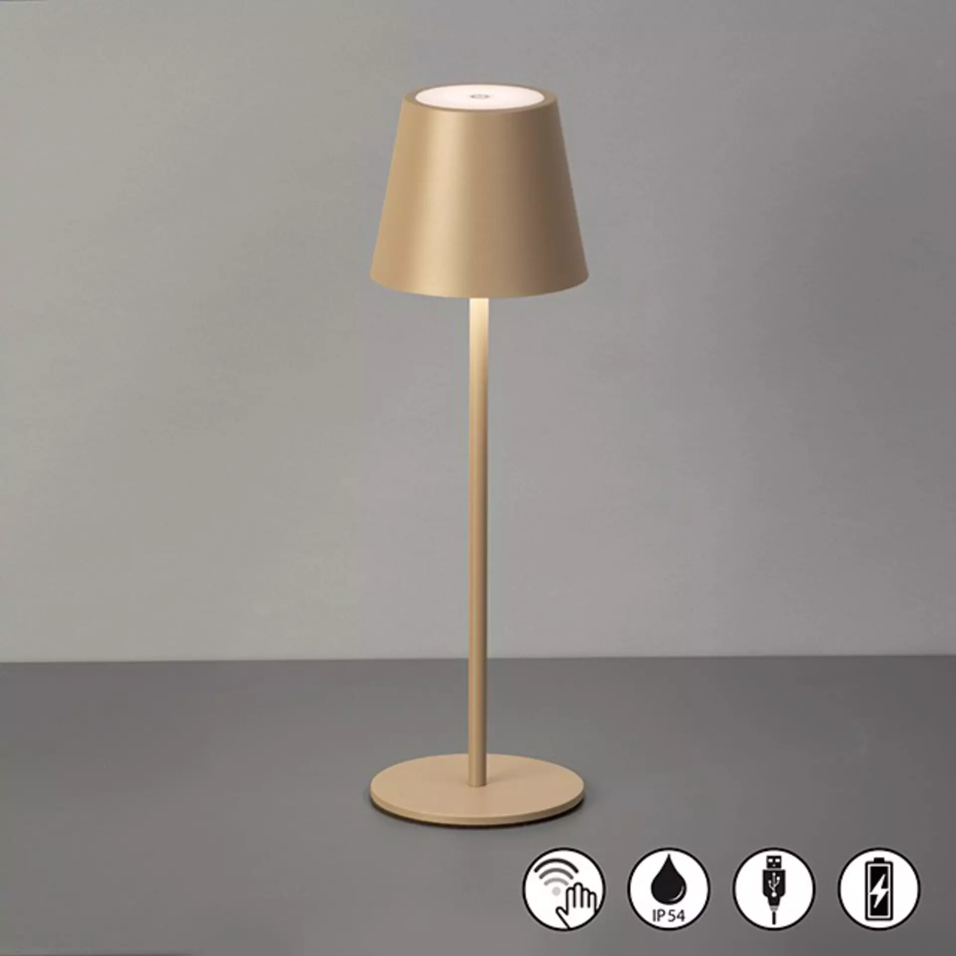 Tischleuchte VILETTO FHLighting Metall 11 x 37 x 11 cm