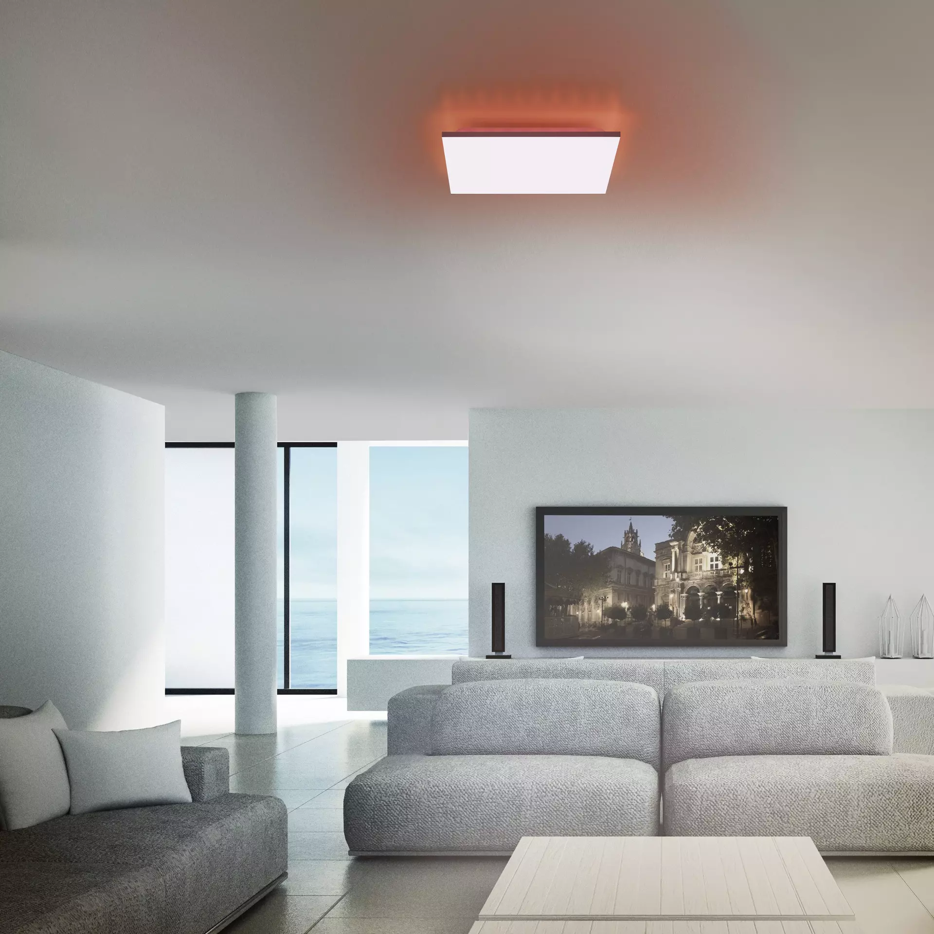 Deckenleuchte GUSTAV JUST LIGHT Metall 45 x 7 x 45 cm