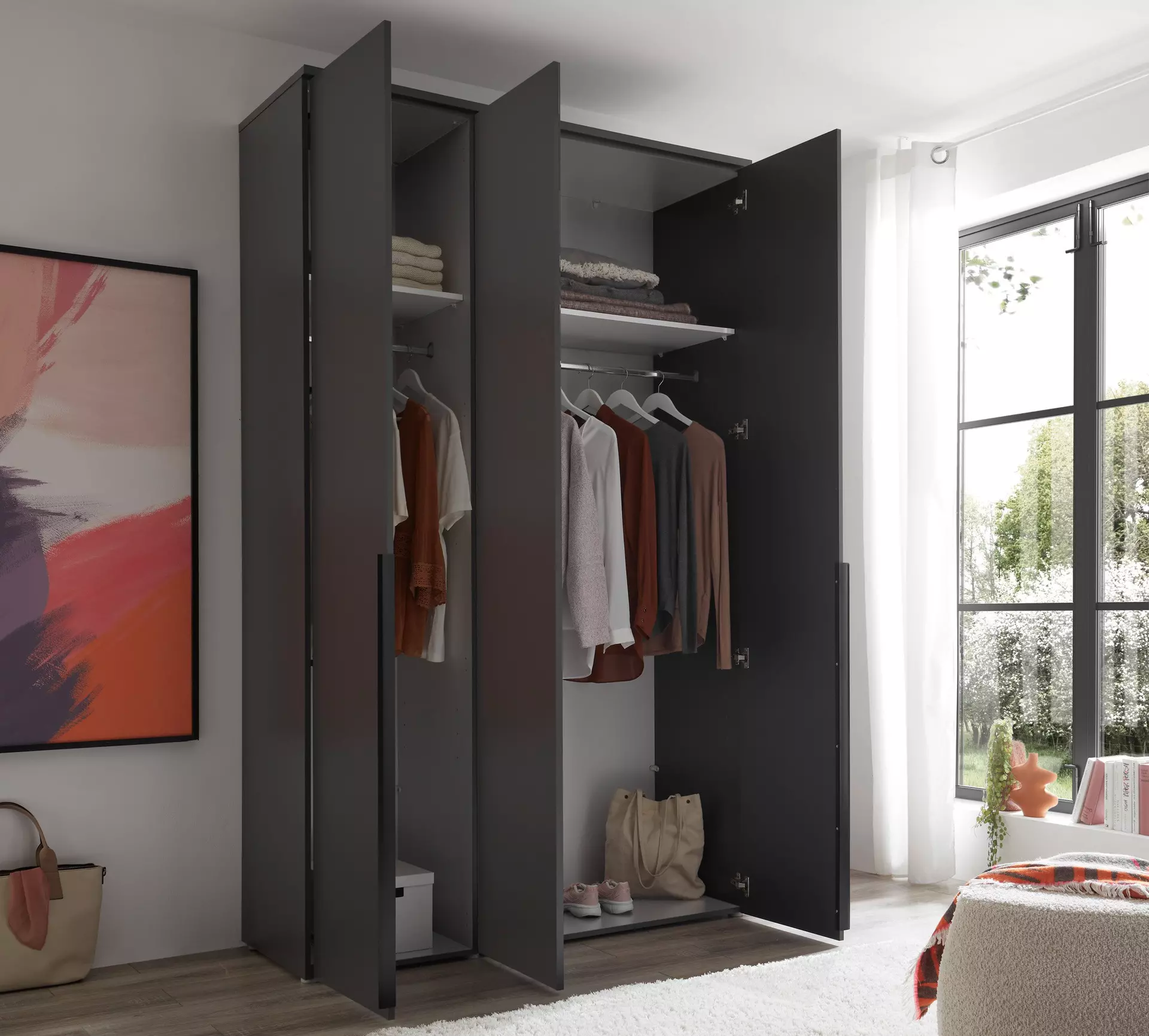 Drehtürenschrank Kevo Dreamoro Holzwerkstoff 52 x 225 x 135 cm