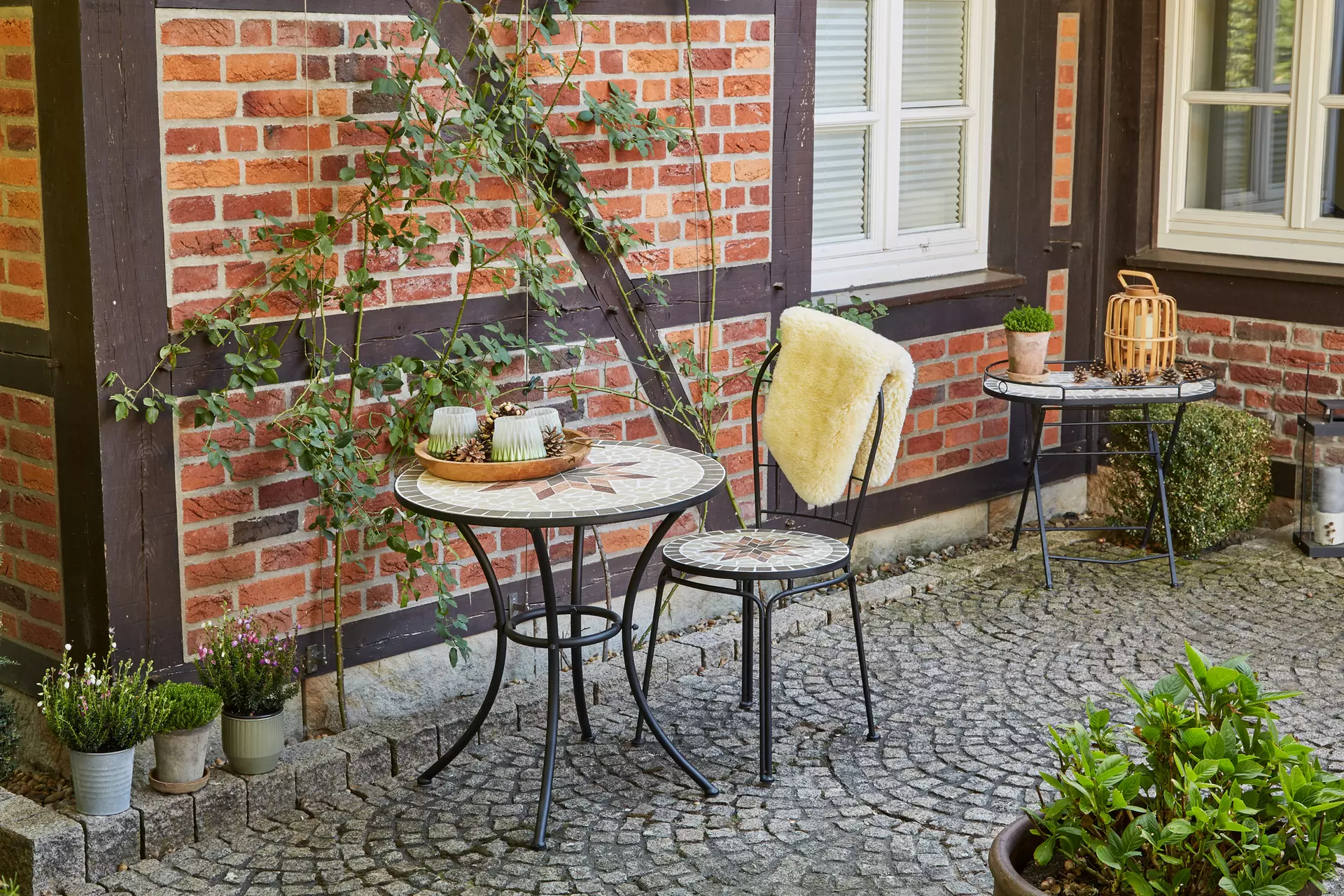 Gartentisch Stella Siena Garden Metall 70 x 71 x 70 cm