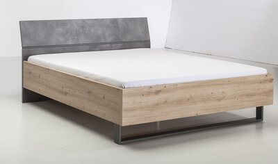 Bild von Bett ca. 216 x 88 x 188 cm Dreamoro braun