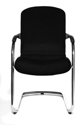 Bild von Besucherstuhl Textil schwarz Topstar