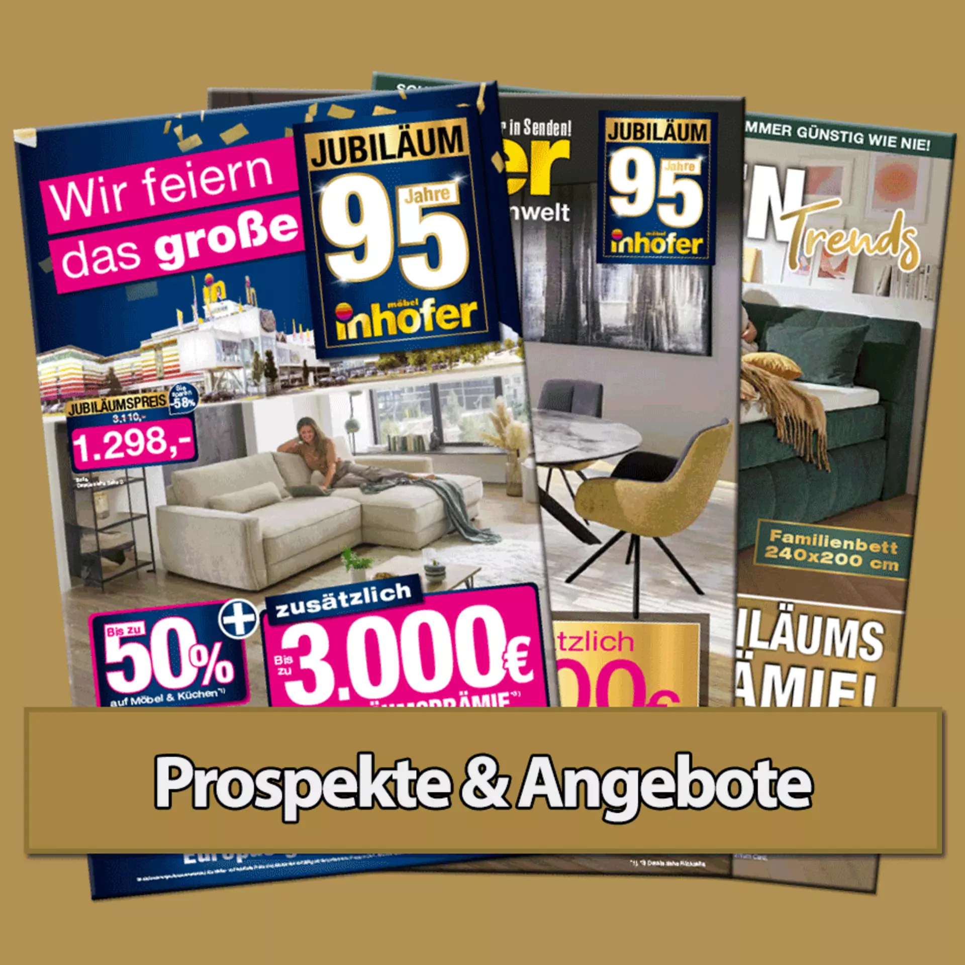 Jetzt klicken und die aktuellen Möbel Inhofer Prospekte online durchblättern