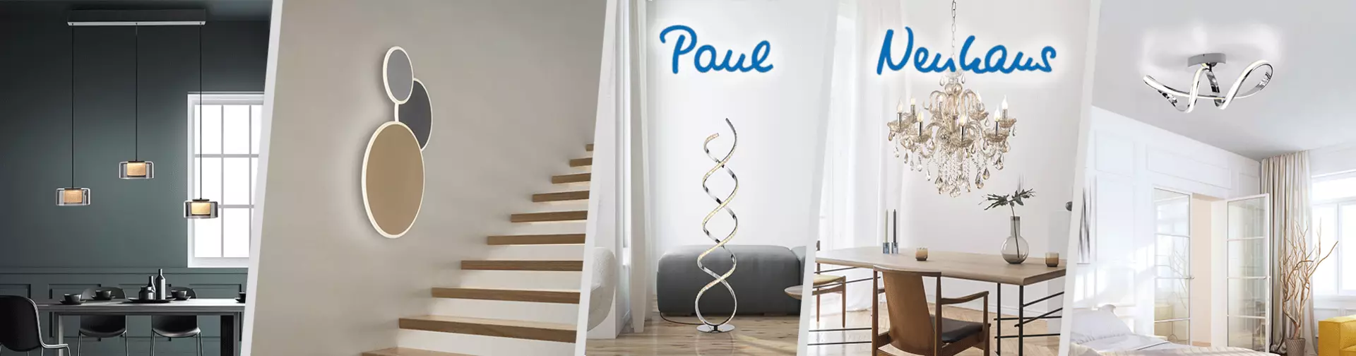 Leuchten in jeder Form und Größe von Paul Neuhaus