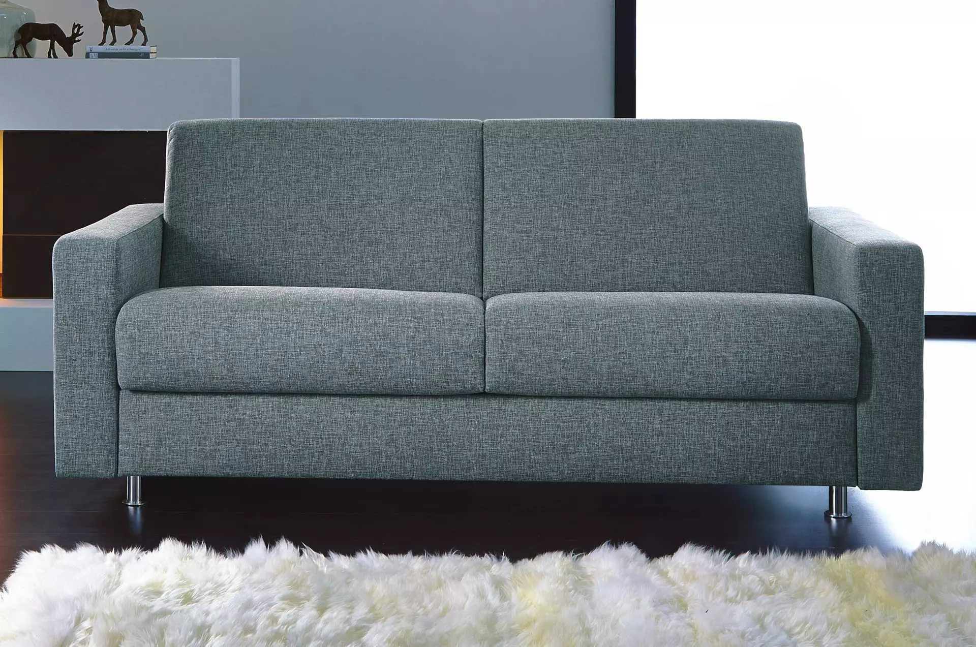 Schlafsofa Polyester grau Bali | Möbel Inhofer