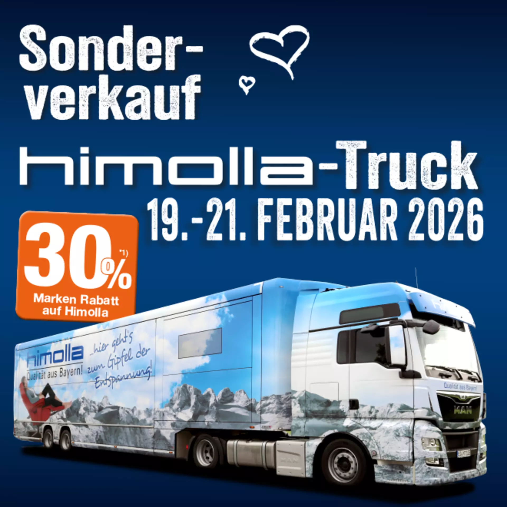 Der legendäre Himolla auf dem Inhofer Parkplatz. Vorbeikommen und Markenrabatt sichern!