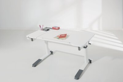 2. Bild von Schreibtisch JARO PAIDI Holzwerkstoff weiß ca. 120x76x76 cm