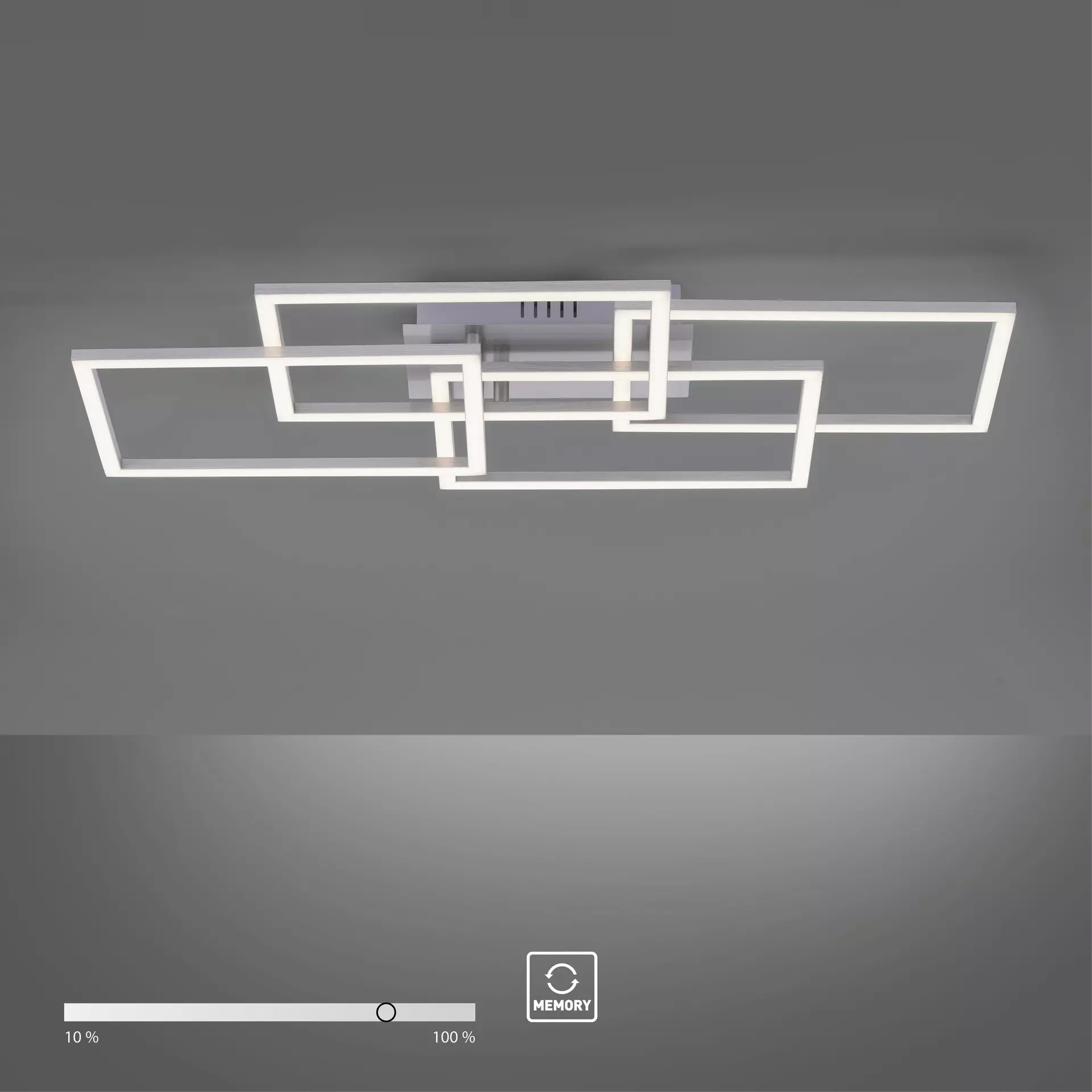 Deckenleuchte IVEN JUST LIGHT Metall 34 x 9 x 70 cm