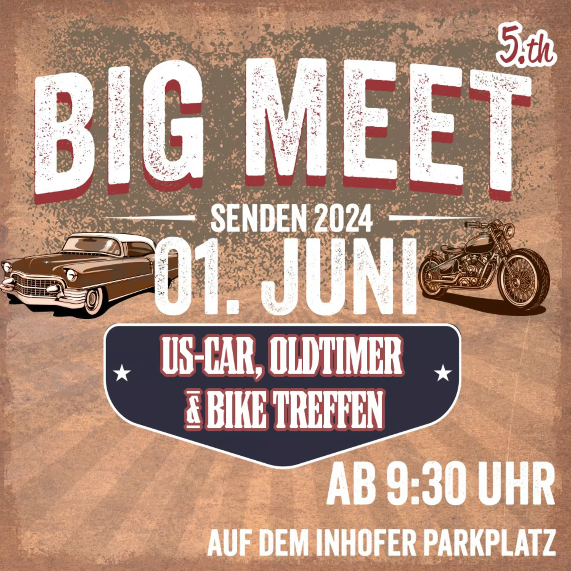 Big Meet bei Möbel Inhofer - großes US Car Treffen am 1. Juni. Kommen Sie vorbei!