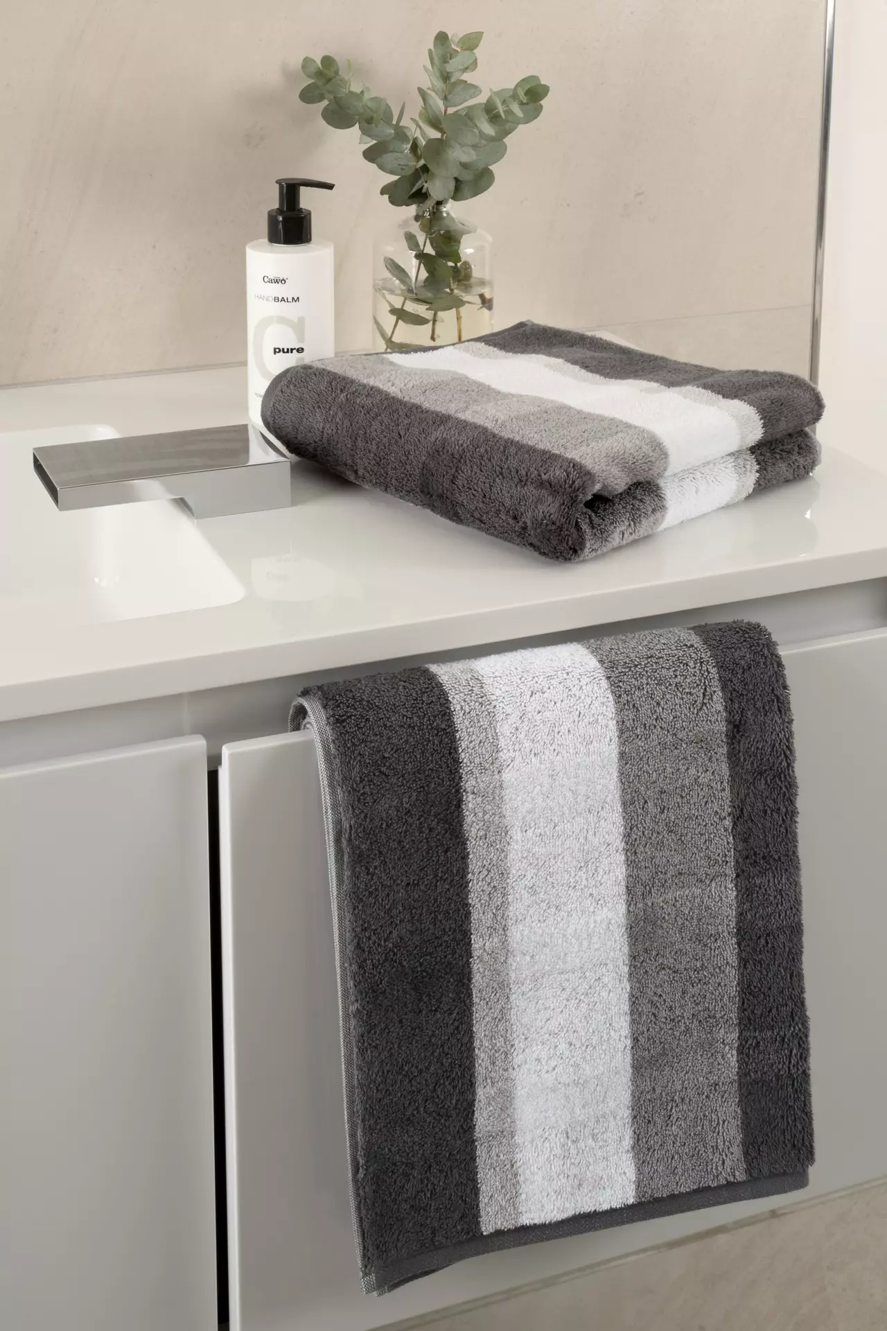 Duschtuch Noblesse Stripes Streifen Cawö Textil 80 x 150 cm