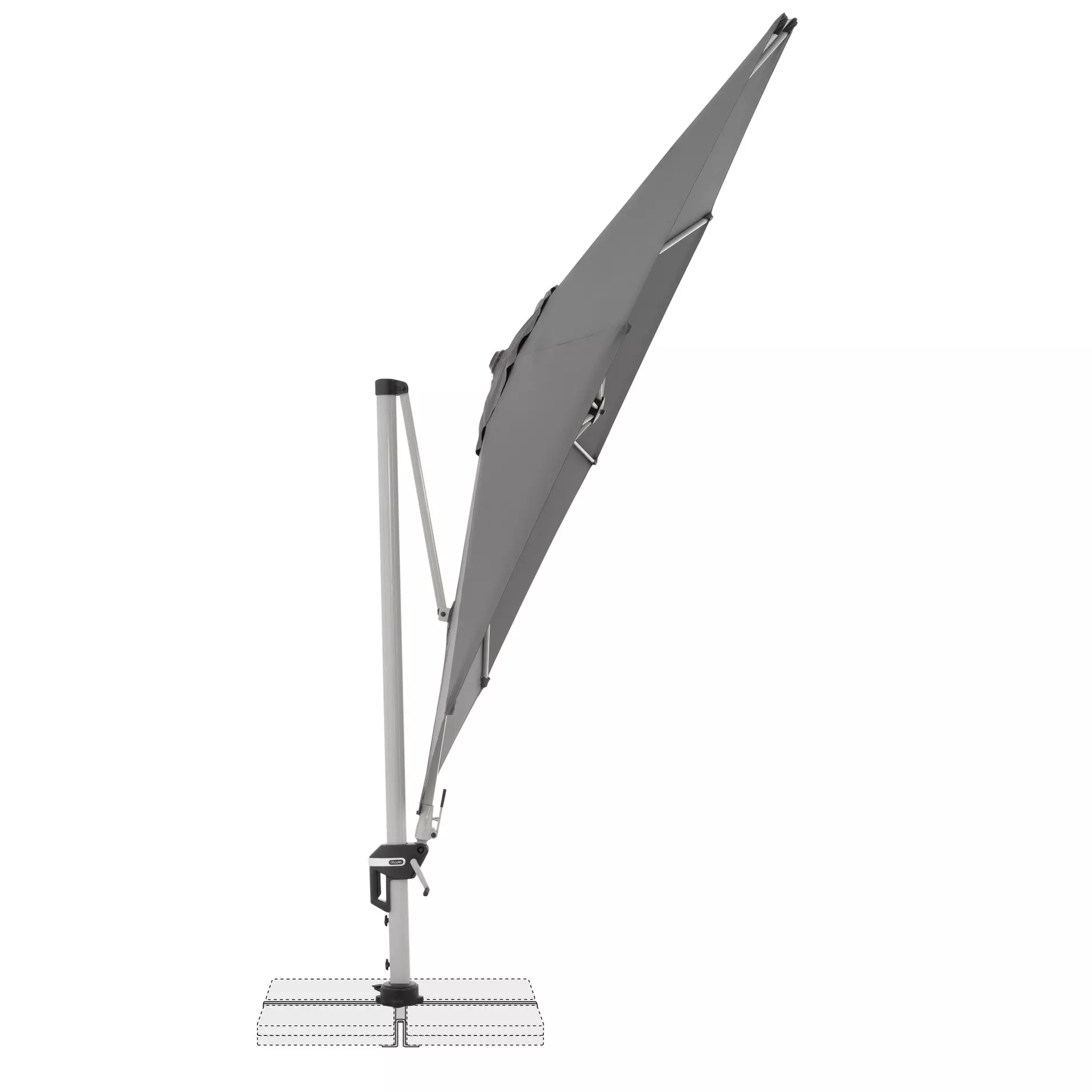 Sonnenschirm Active Doppler Textil 372 x 271 x 372 cm