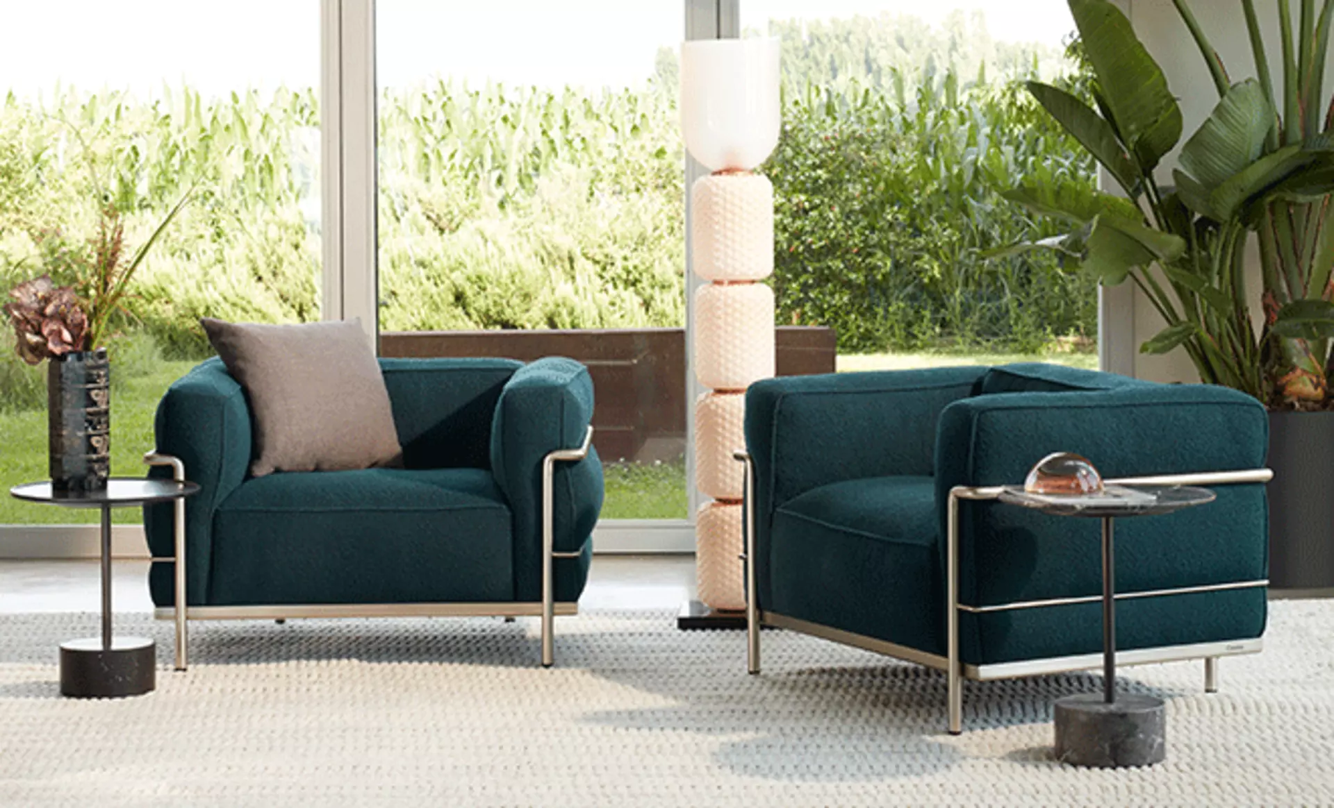 Die LC Sessel von Cassina in zwei Größen