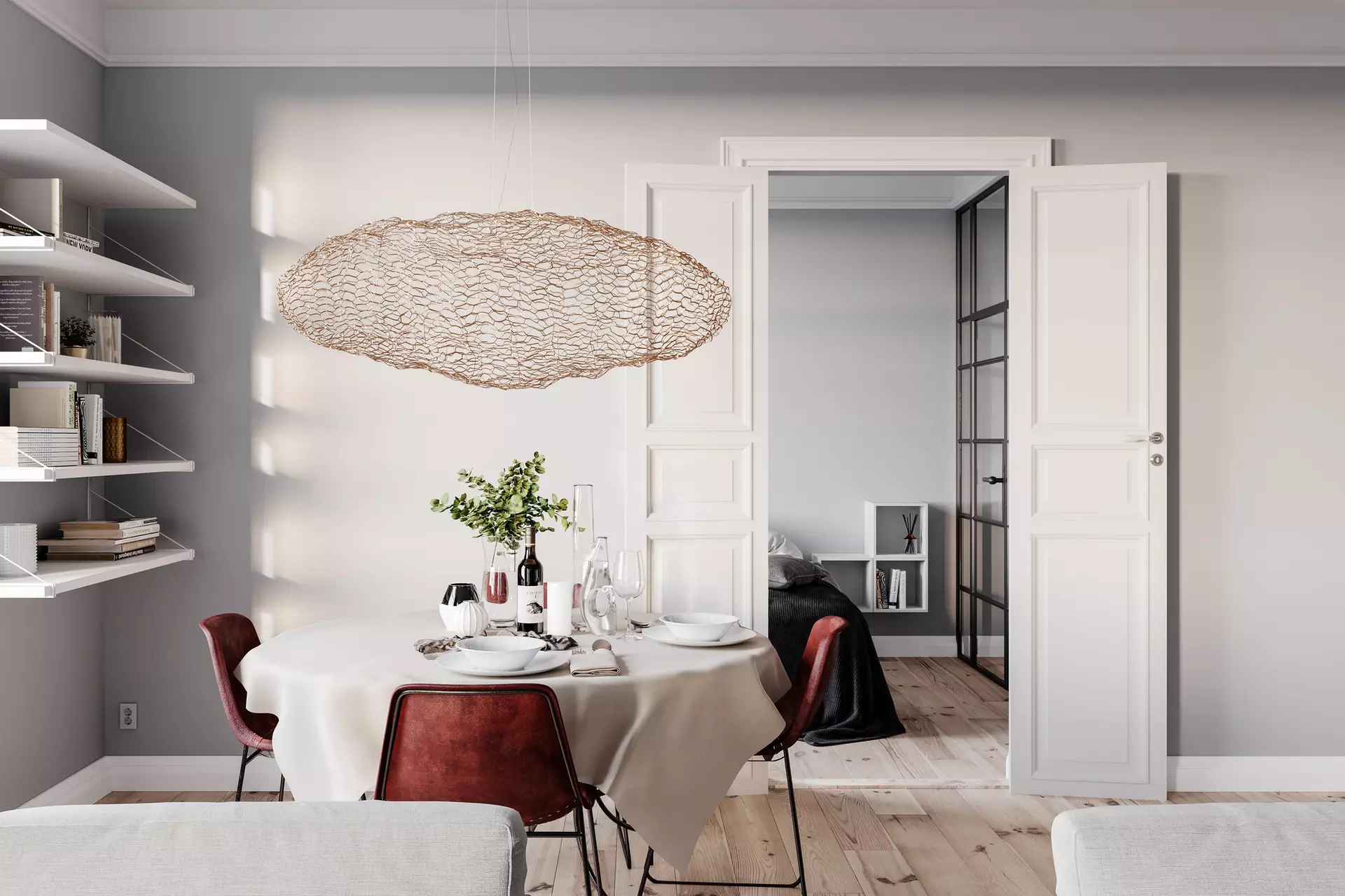 Hängeleuchte Hayden BY RYDENS Metall 50 x 157 x 115 cm