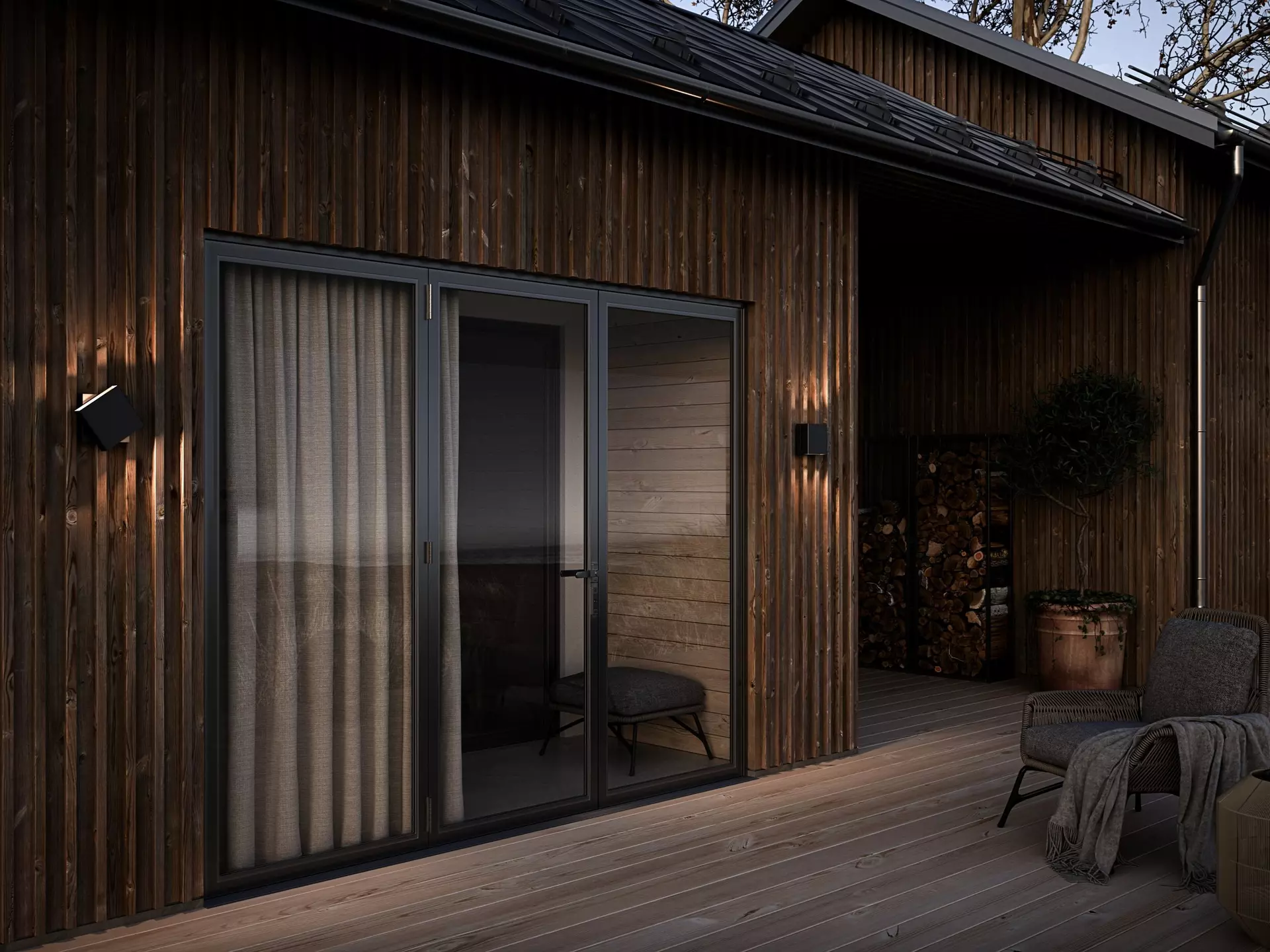 Wand-Aussenleuchte TURN Nordlux Metall 8 x 15 x 15 cm