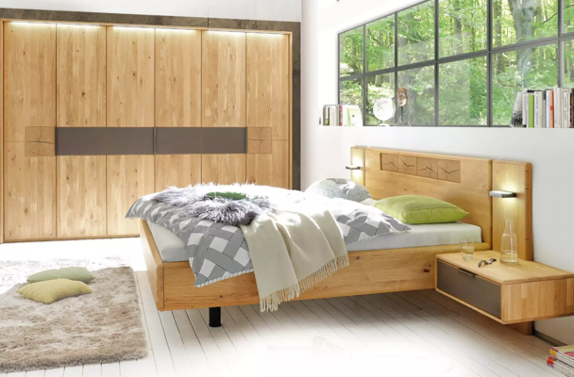 wöstmann schlafen natur holz bett schlafzimmer markenseite hersteller