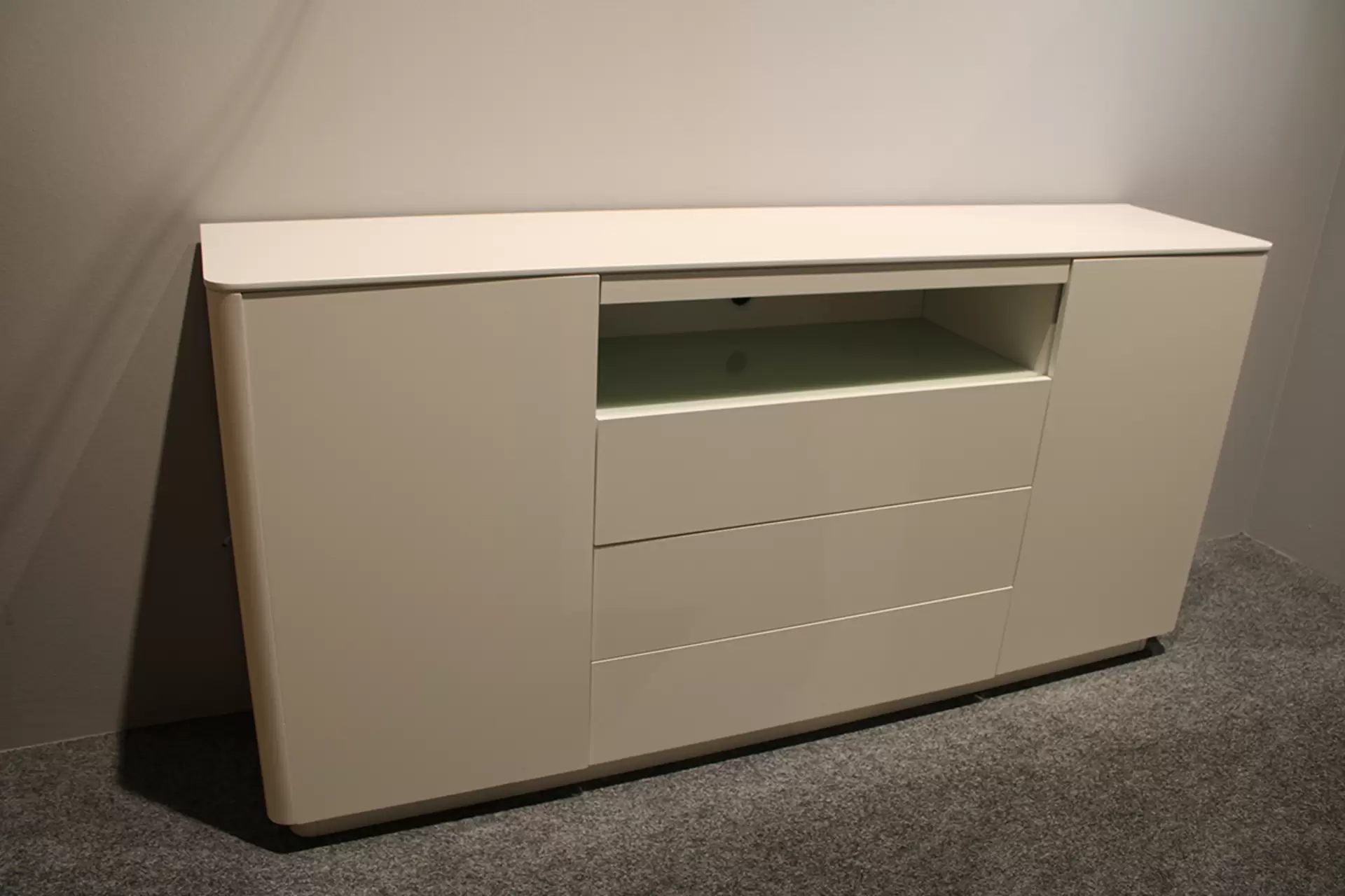 Sideboard MENTON Weiß matt lackiert