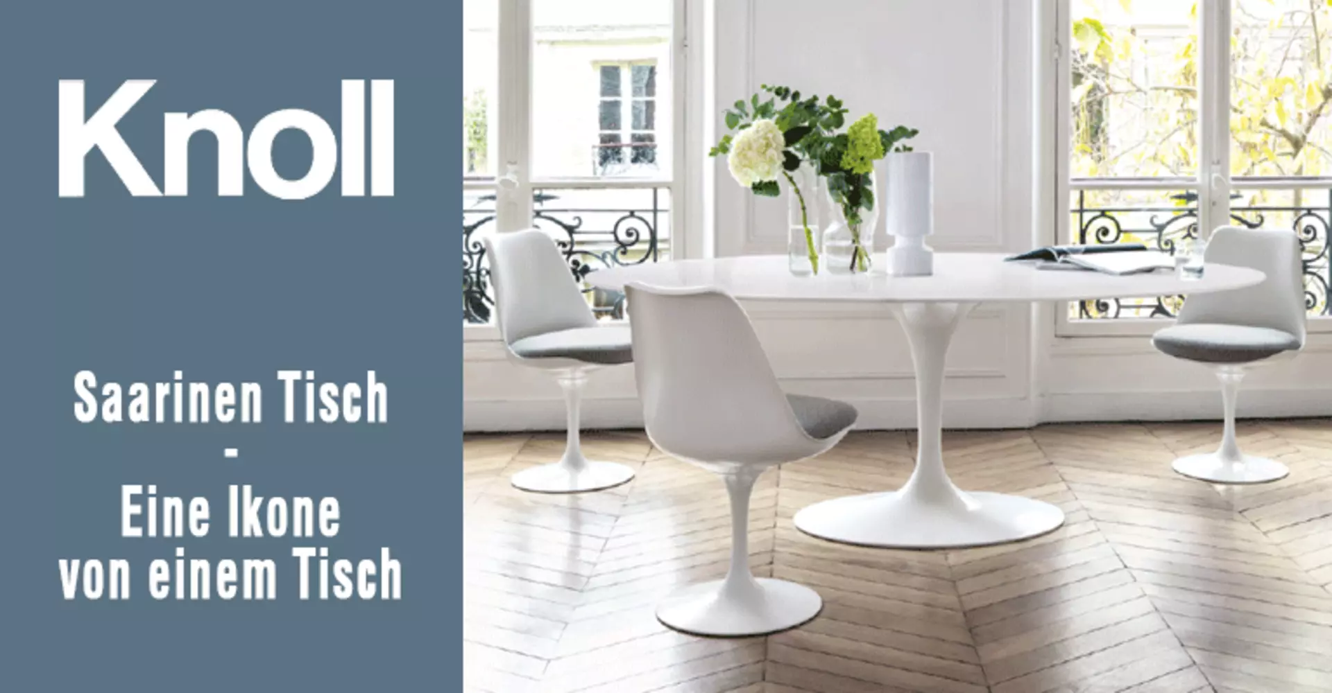 Eine Ikonen von einem Tisch : Saarinen Tulip Tisch