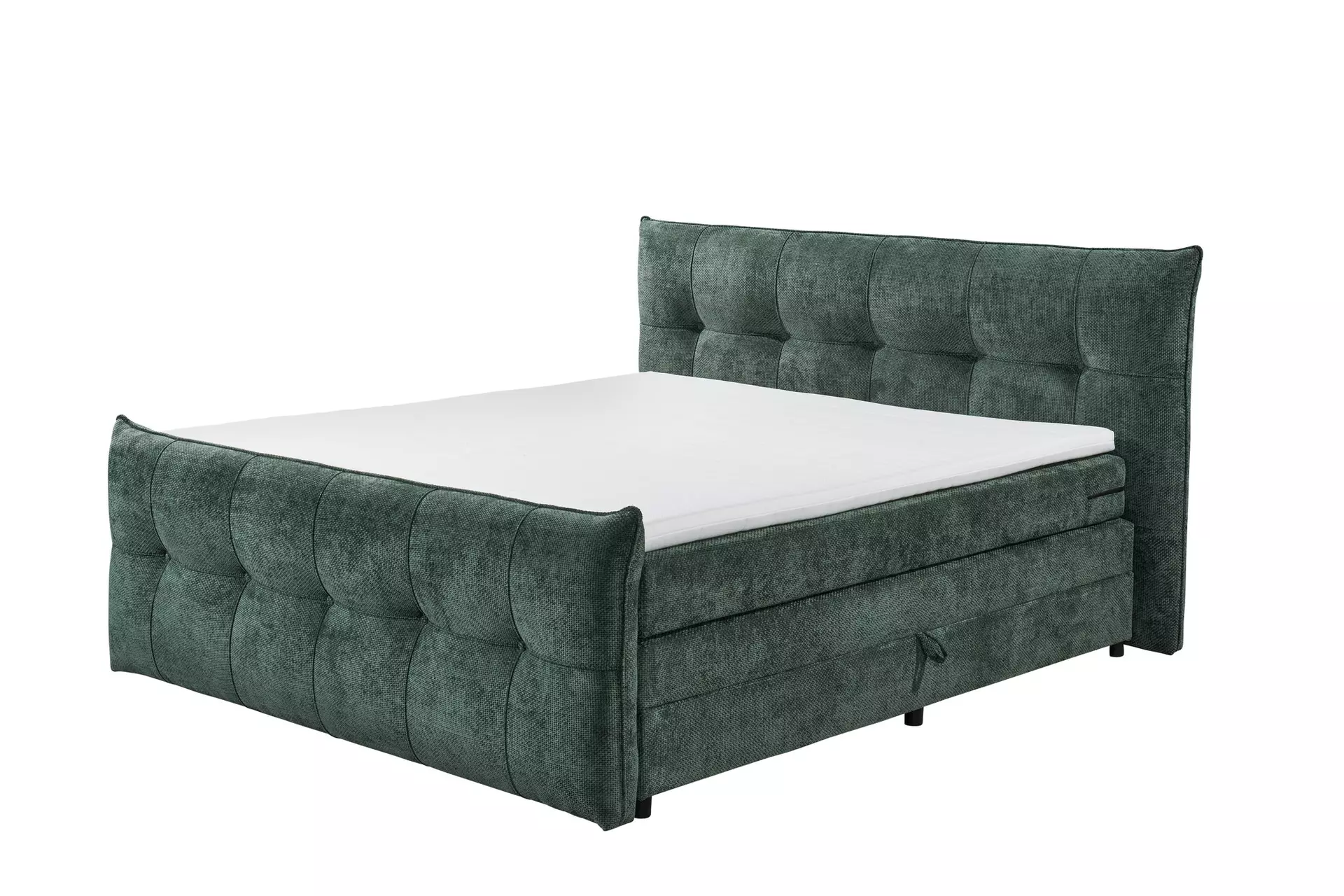 Boxspringbett KENIA ED-Lifestyle Textil 205 x 126 x 234 cm