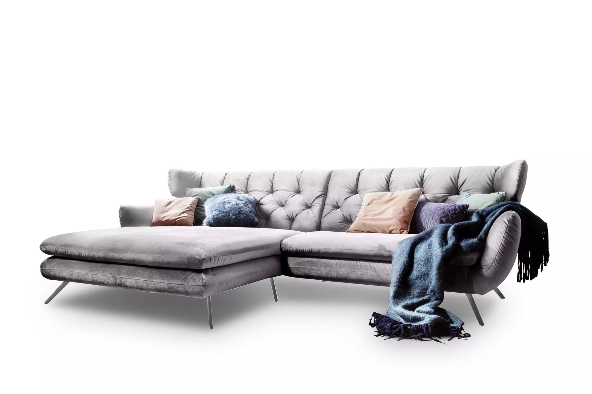 Ecksofa SARNIA LASCONDO Textil 175 x 94 x 300 cm