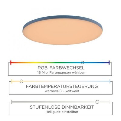 3. Bild von Deckenleuchte LED Fernbedienung weiß