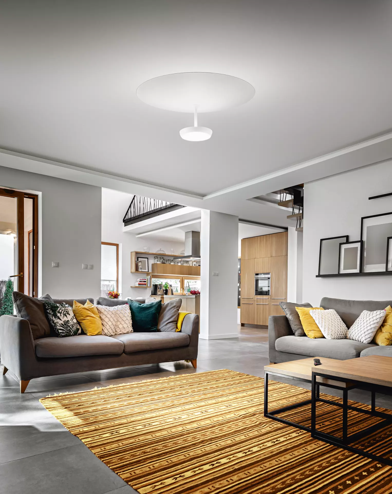 Deckenleuchte YUKO Fabas Luce Metall 