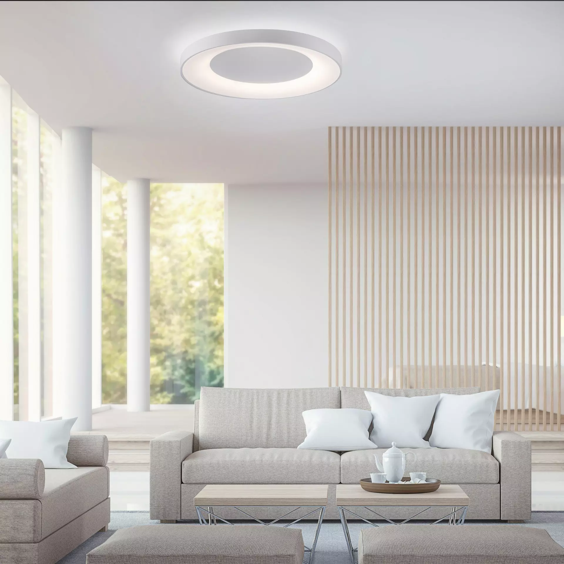 Deckenleuchte ANIKA JUST LIGHT Metall 70 x 7 x 70 cm