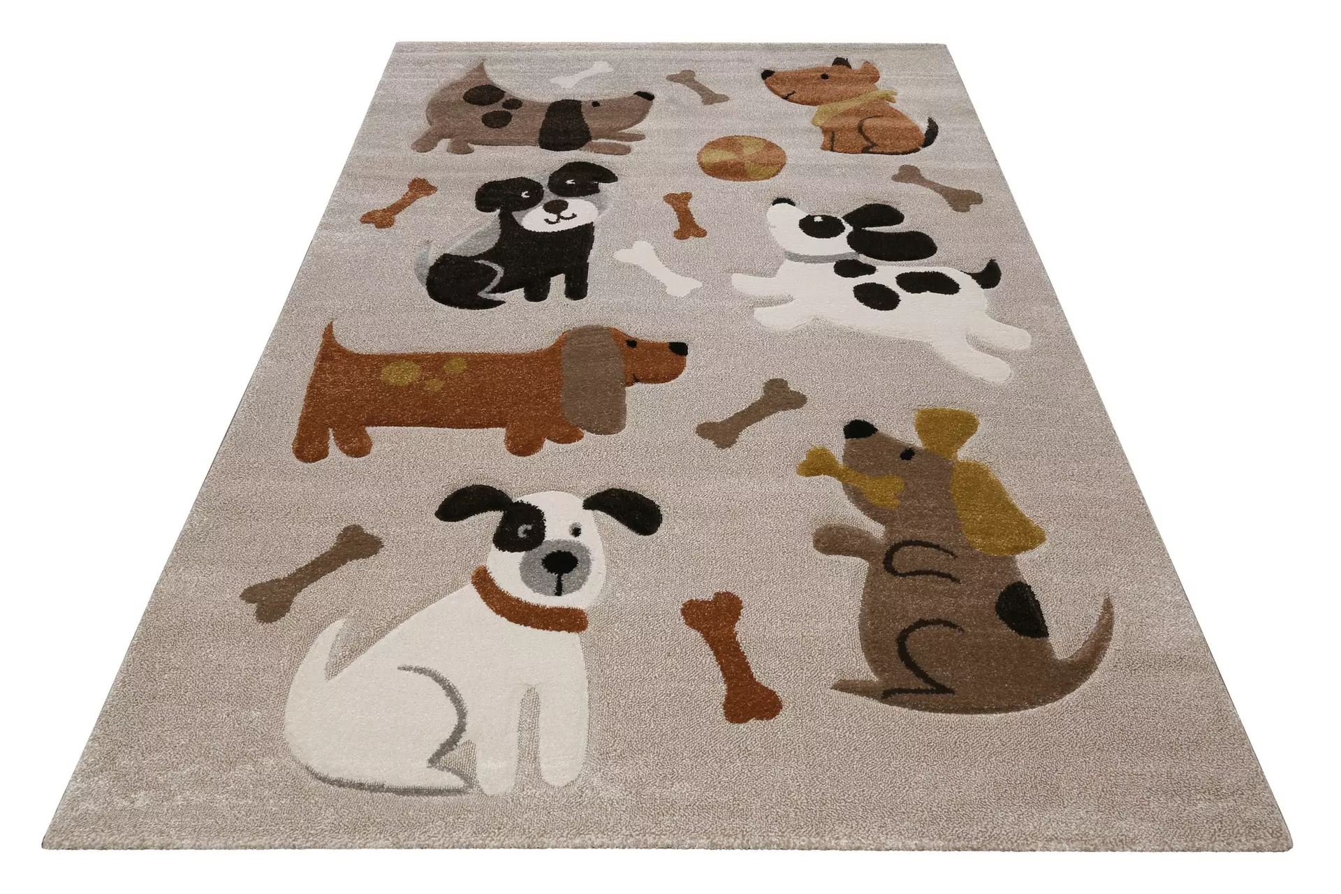 Kinderteppich Rocky & Friends Smart Kids Textil 80 x 1 x 150 cm