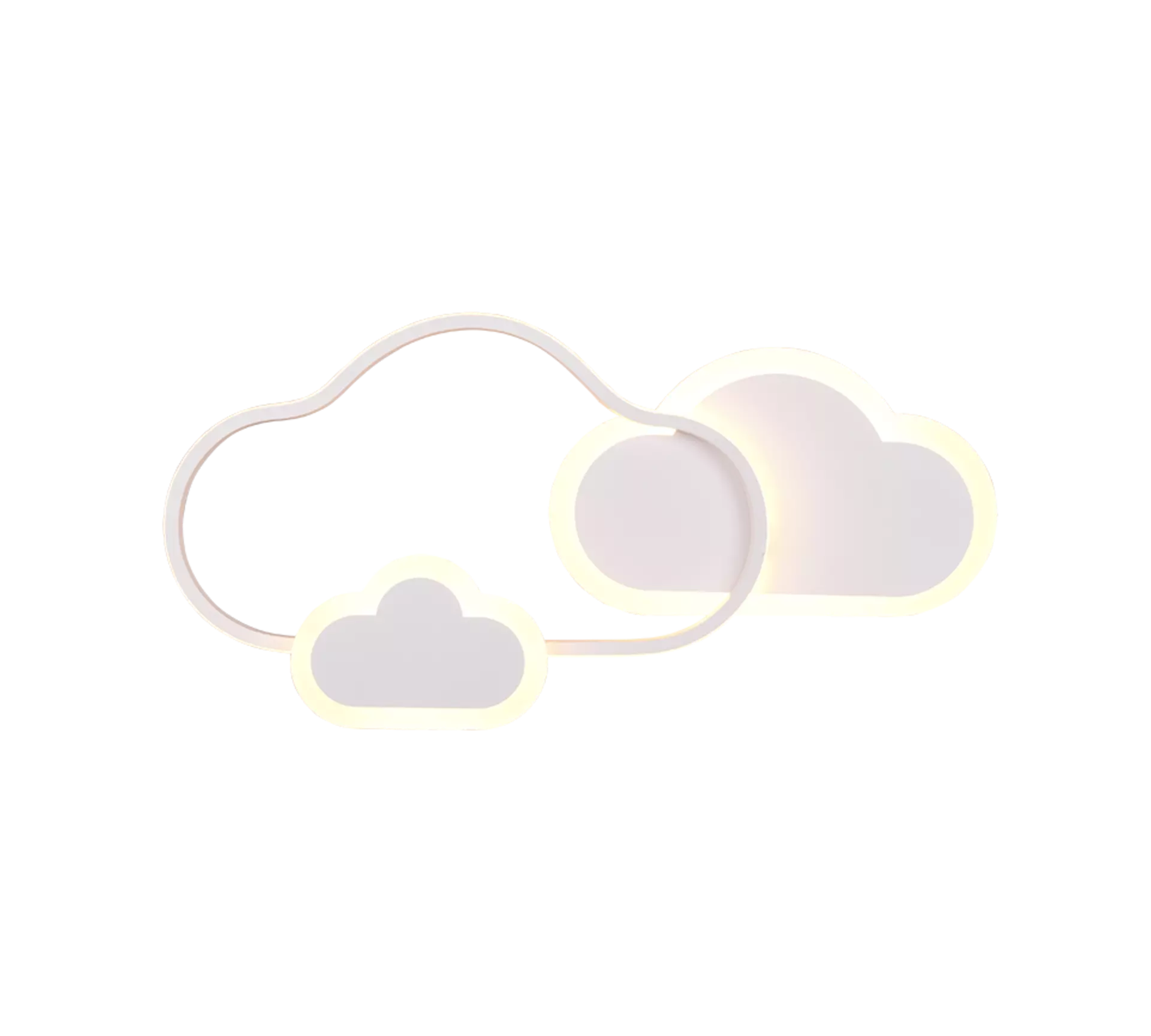 Deckenleuchte Cloudy Reality Leuchten Metall 52 x 9 x 25 cm