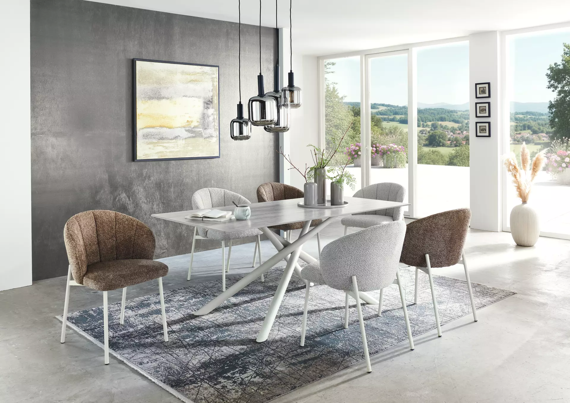 Esstisch LAROCA FAKTA Niehoff Sitzmöbel Metall 100 x 76 x 200 cm