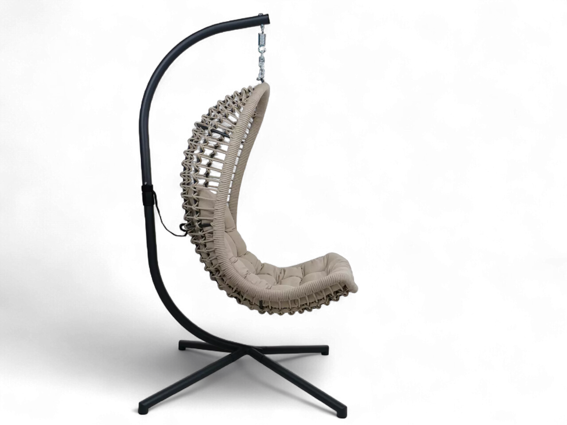 Hängesessel BARDOLINO Outdoor Textil 95 x 196 x 95 cm