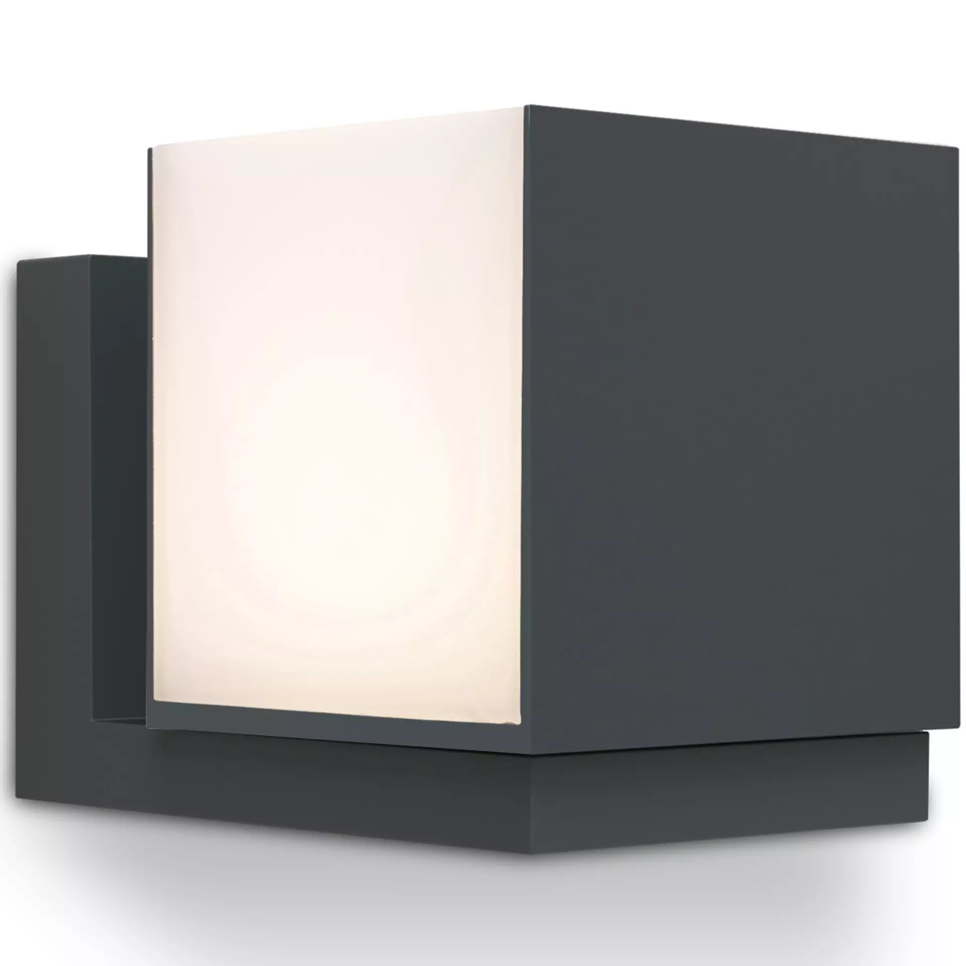 Wand-Aussenleuchte CUBA Eco-Light Metall 14 x 11 x 10 cm