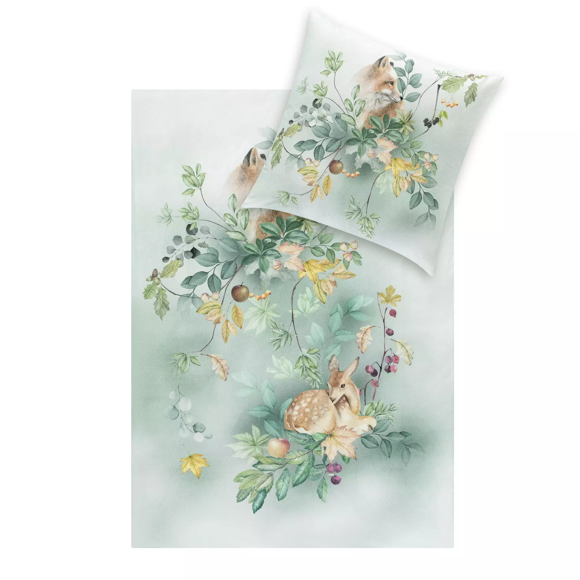 Flanell-Bettwäsche Ferdinand Impulse Estella Textil 135 x 200 cm