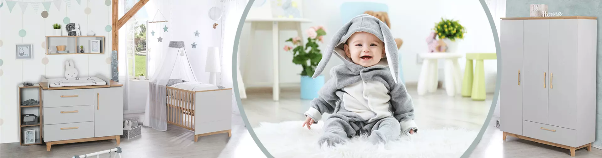 Banner: Zauberhaftes Babyzimmer -  Möbel Inhofer 