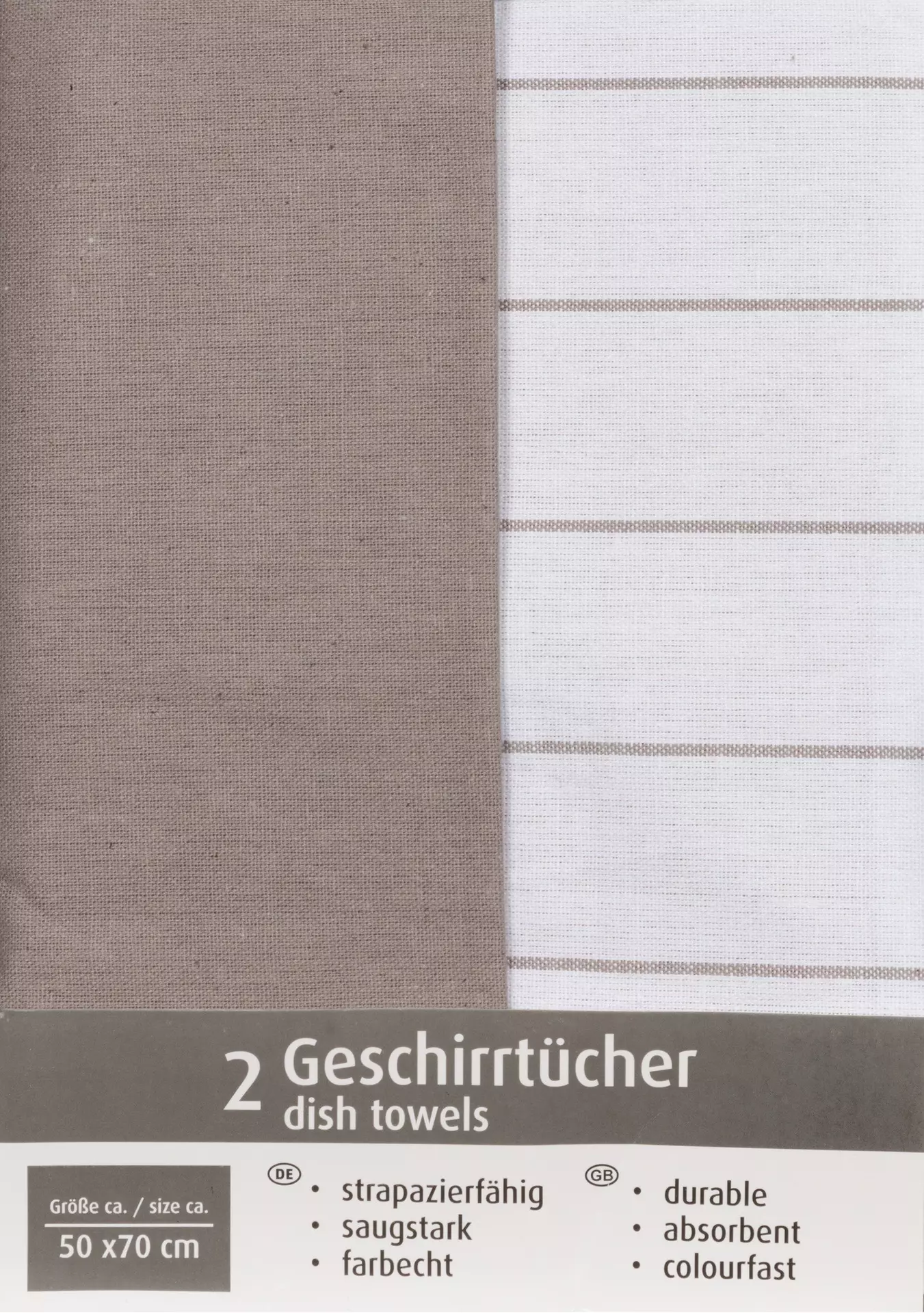 Geschirrtuch 2er Pack Geschirr Stuco Textil 50 x 70 cm
