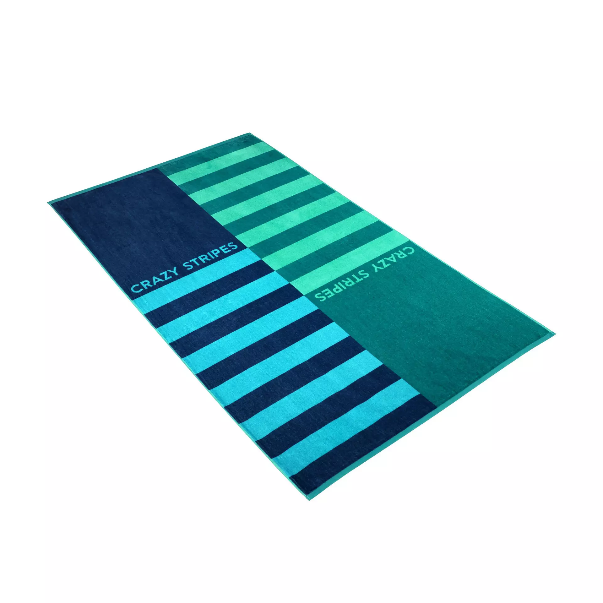 Strandtuch crazy stripes Vossen Textil 100 x 180 cm