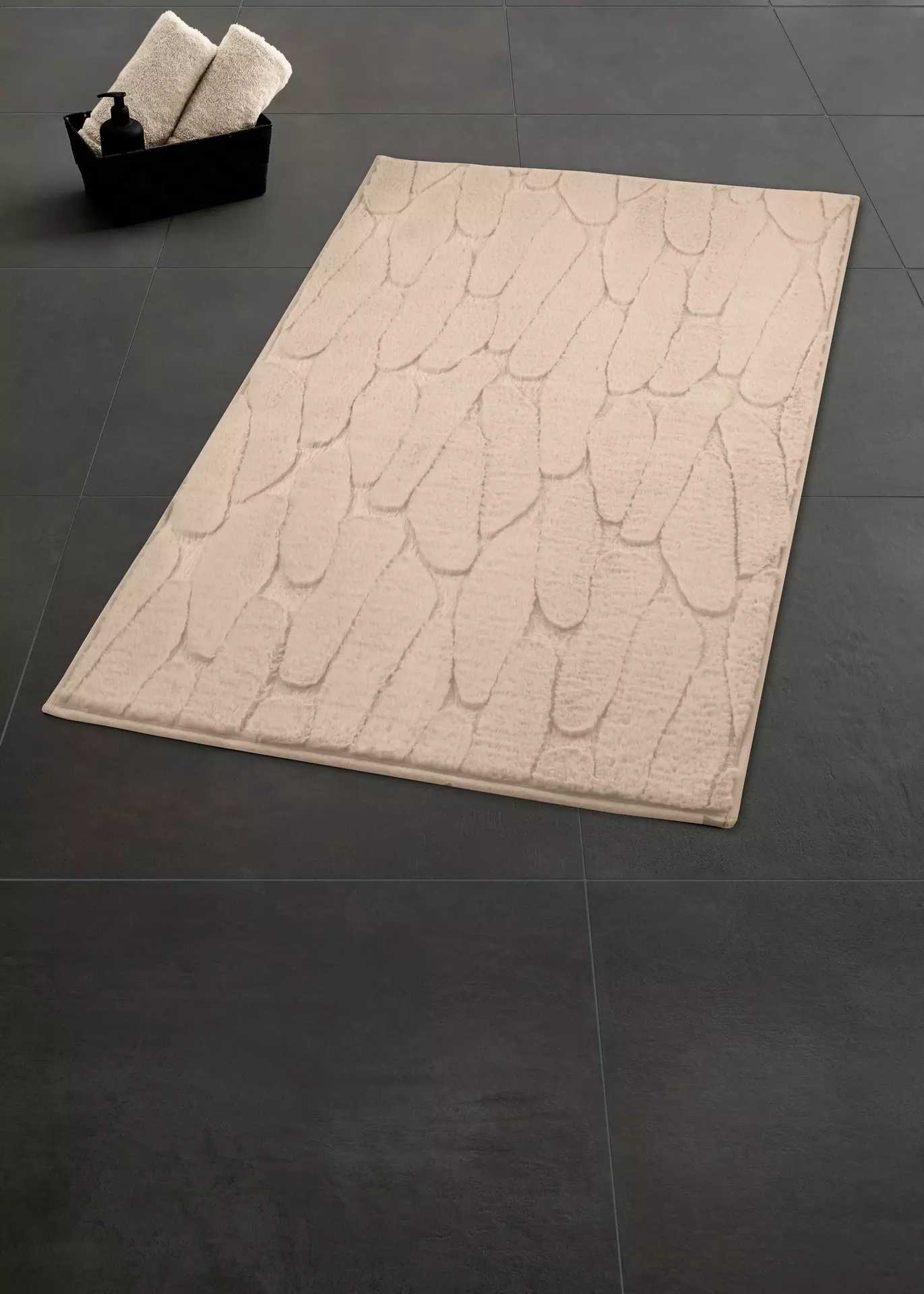 Badteppich Tondo Kleine Wolke Textil 70 x 120 cm