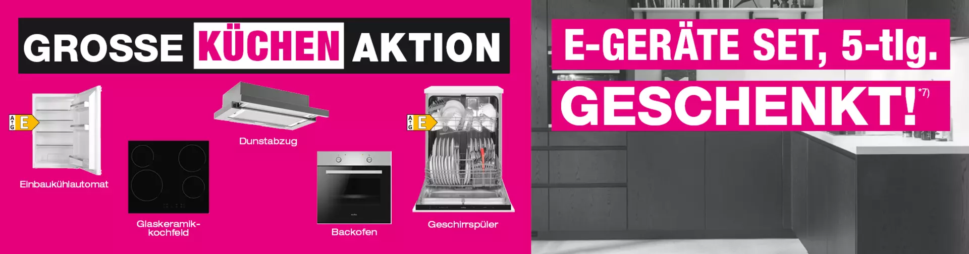 Jetzt fünfteiliges E-Geräte-Set gratis sichern! Nur bei Möbel Inhofer