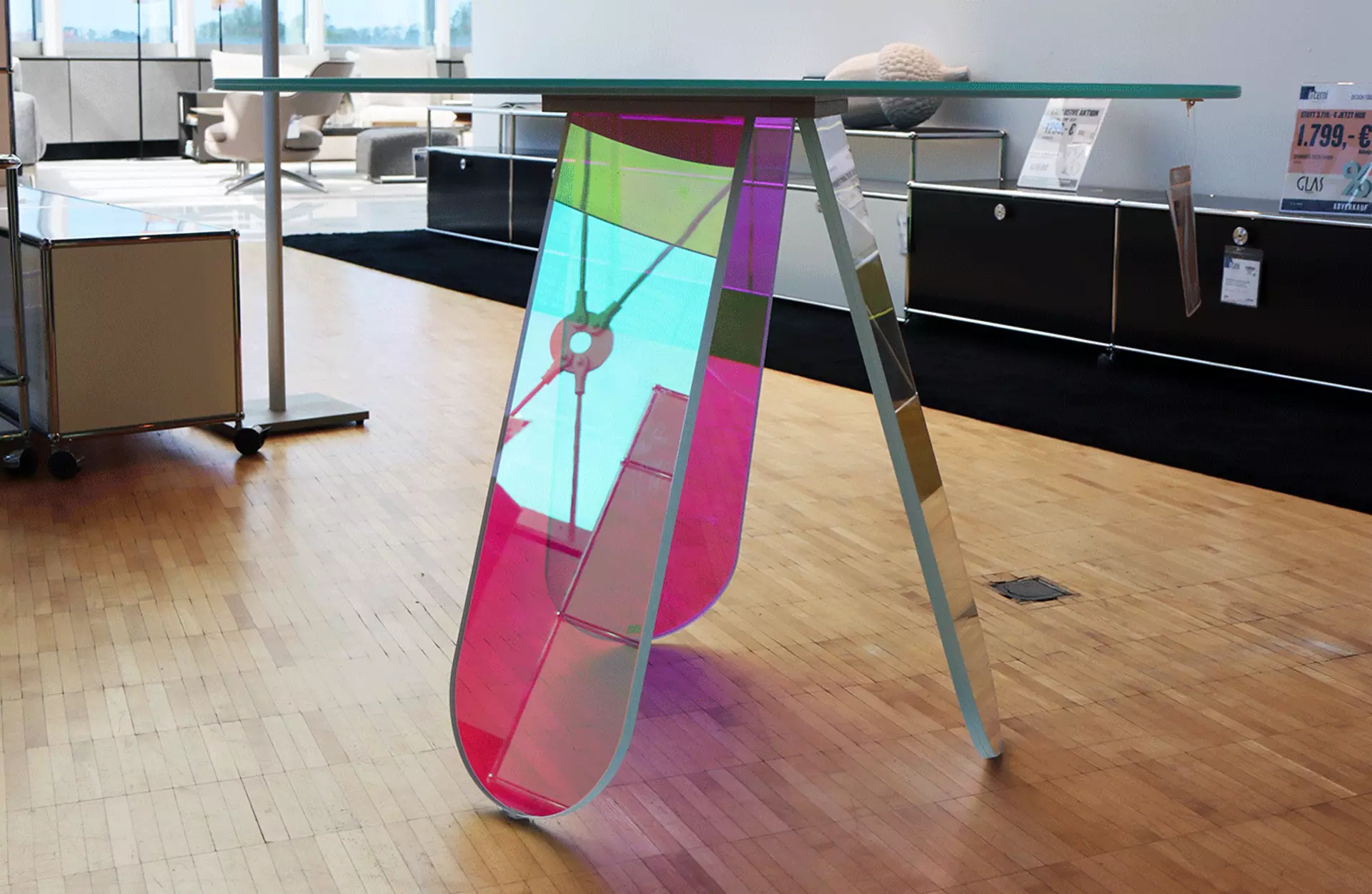 Runder Tisch Shimmer von Glas Italia