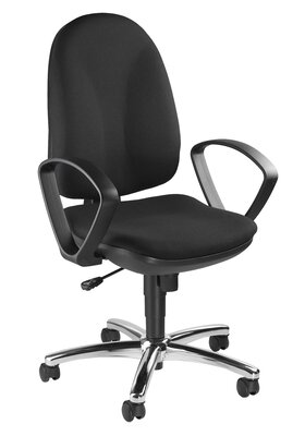 Bild von Büro-Drehstuhl Textil schwarz Topstar