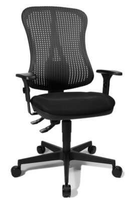 Bild von Büro-Drehstuhl Kunststoff schwarz Topstar