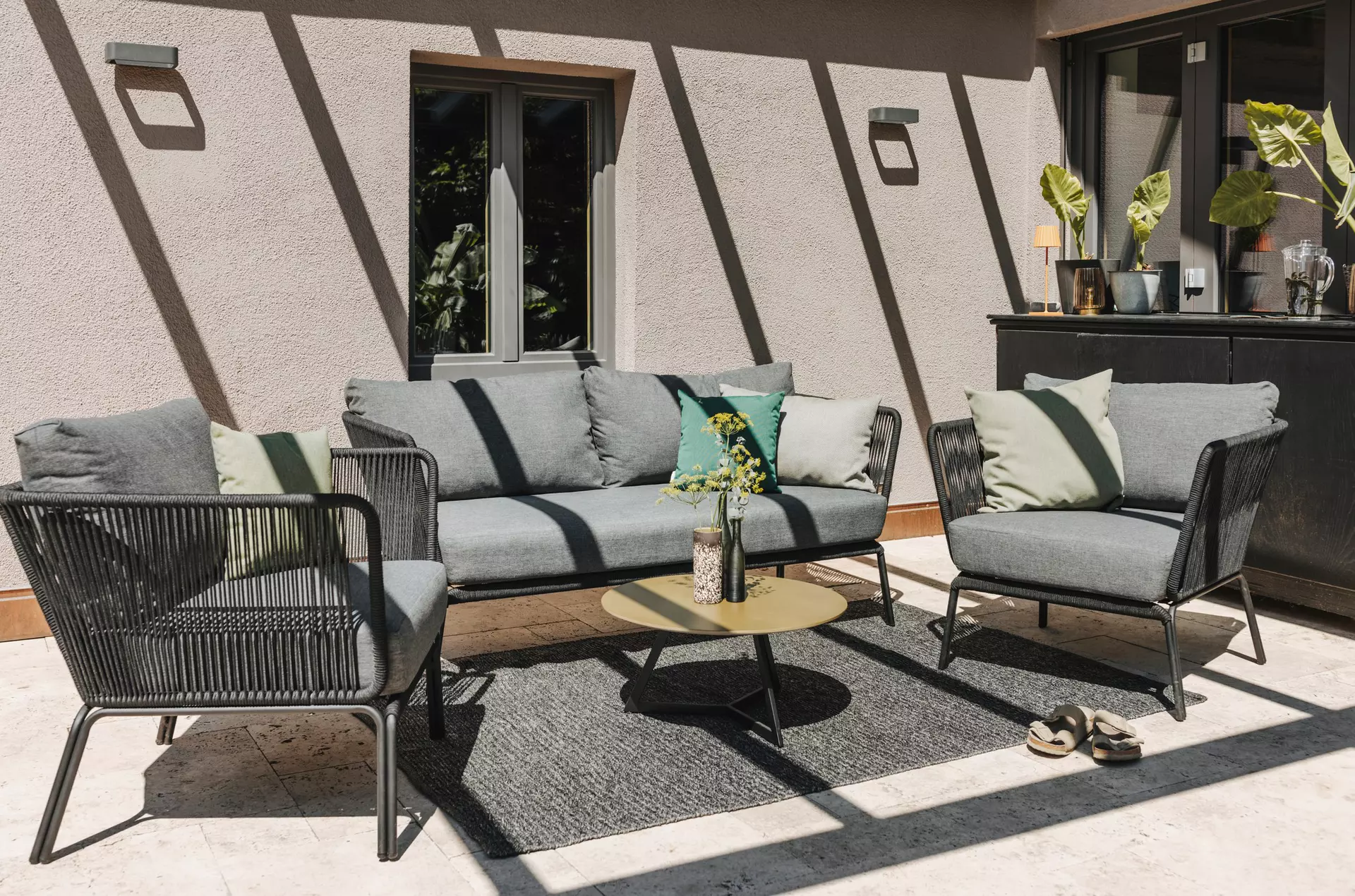 Loungesofa Lion Cosmic Textil 76 x 70 x 175 cm