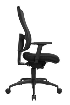 3. Bild von Büro-Drehstuhl Kunststoff schwarz Topstar