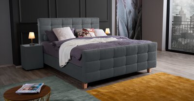 3. Bild von Polstergarnitur Polyester grau LASCONDO