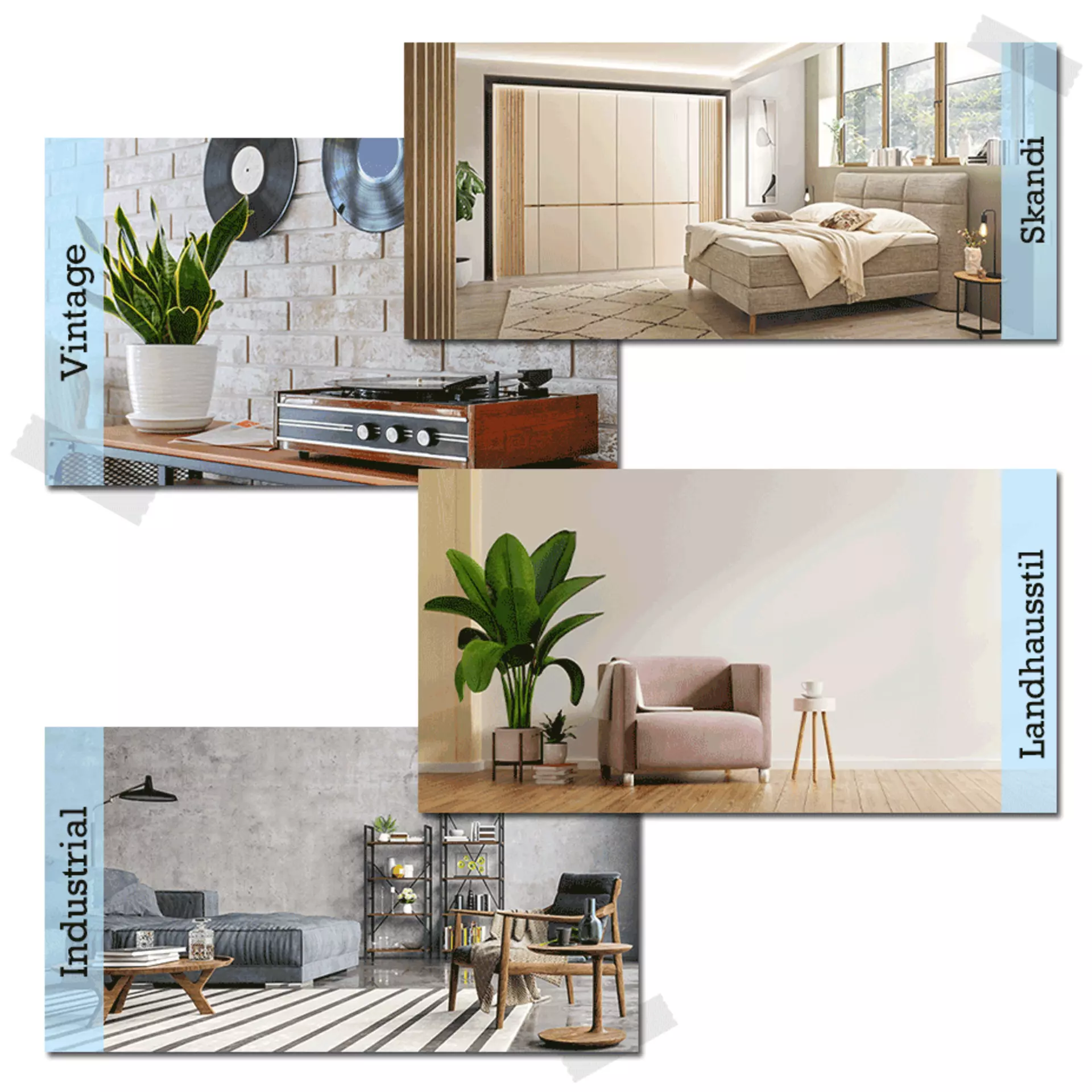 Mobil Banner zur Inspirationsseite von Beliebten Wohntrends