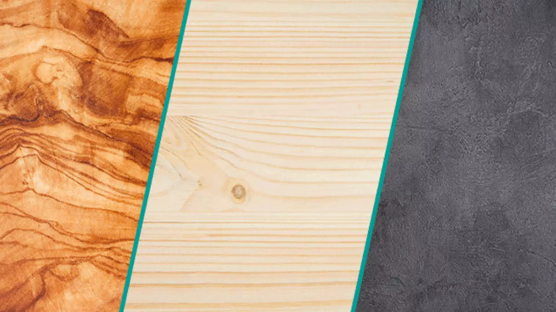 Ein Bild von drei Verschiedenen Materialien in der Maße 660x370px