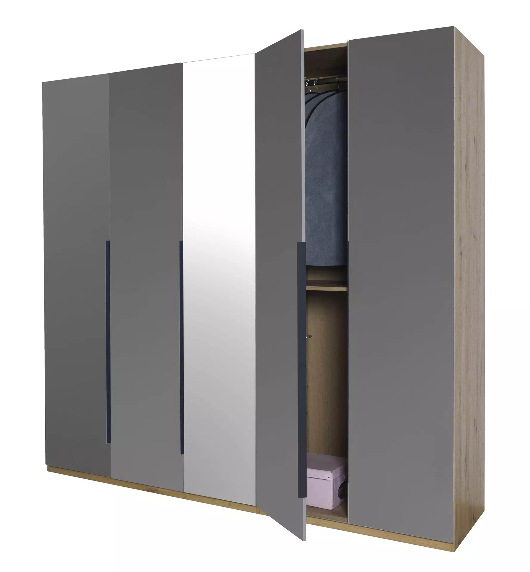 Drehtürenschrank SPOSAMI Composad Holzwerkstoff 61 x 221 x 230 cm